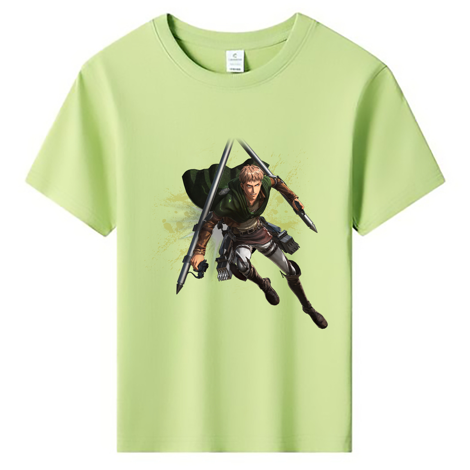 （画像用） 進撃の巨人 ジャン・キルシュタイン Attack on Titan Jean Kirstein 綿100％キッズTシャツ（フロントプリント）